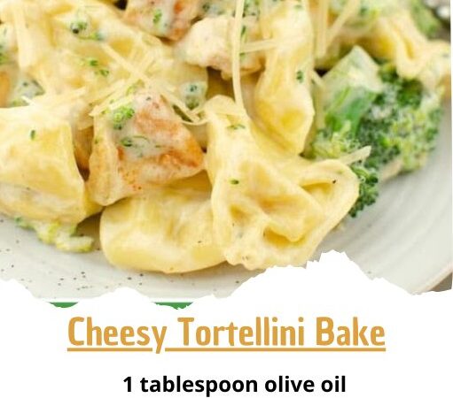 Cheesy Tortellini Bake